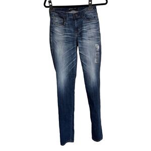 Big Star Jeans Womens SZ 23R Medium Wash Maddie Skinny Faded Denim Bloomingdales